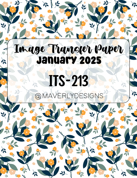 ITS-213 - Transfer Paper - January 2025 Launch