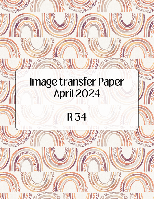 R-34 - Transfer Paper - April Launch
