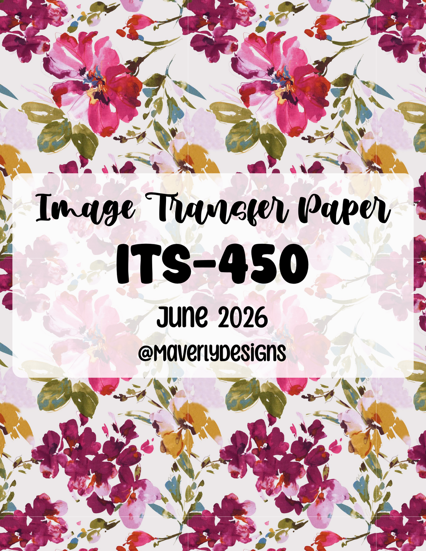 ITS-450 - Transfer Paper - June 2026 Launch
