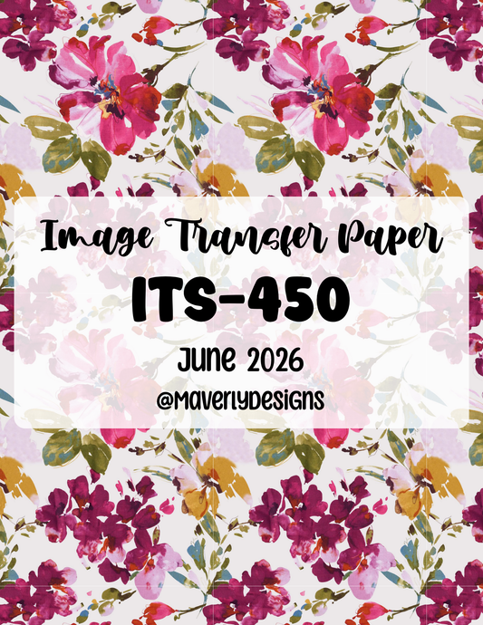 ITS-450 - Transfer Paper - June 2026 Launch