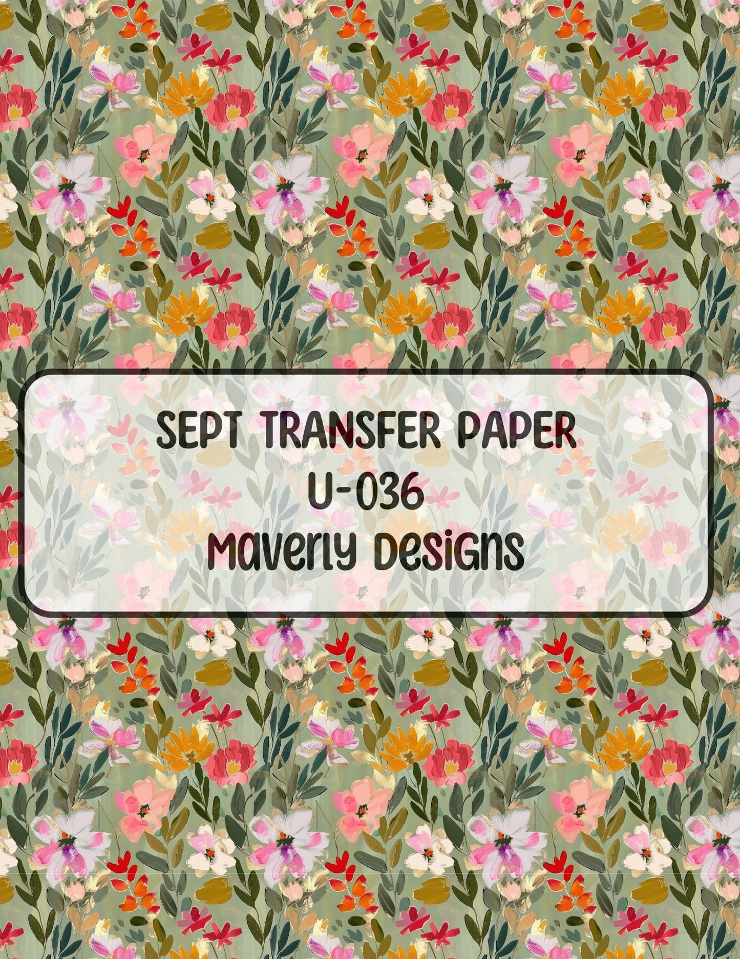 U-036 - September 2024 - Transfer Paper