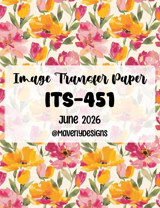 ITS-451 - Transfer Paper - June 2026 Launch