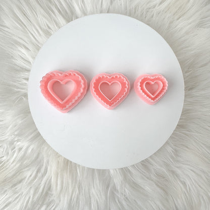 Scalloped Heart Window - Valentines Day Collection - December 2024