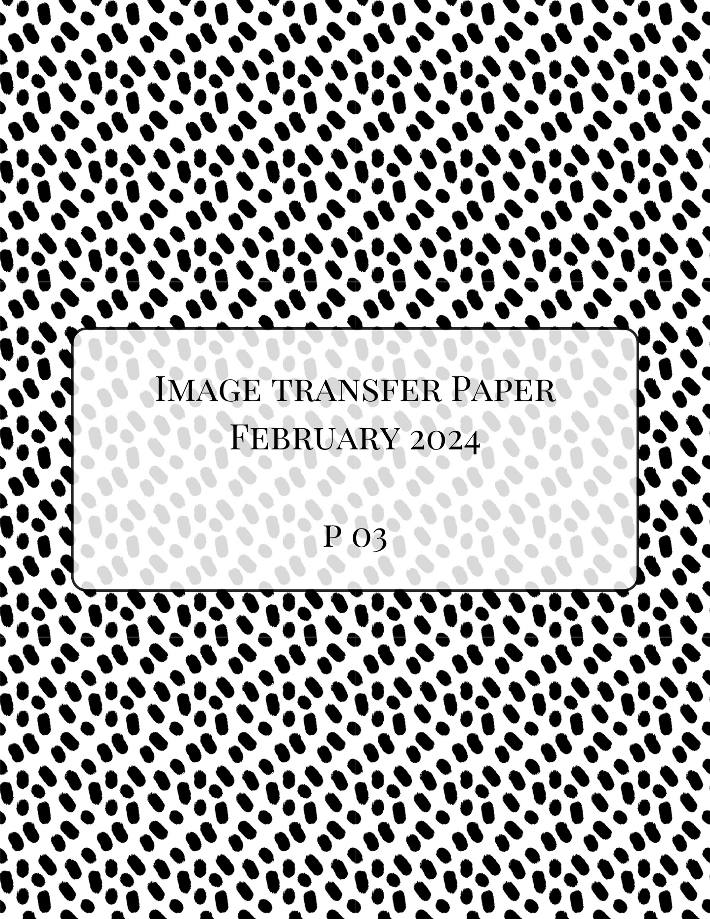 ITS-110 - IMAGE TRANSFER PAPER (P03)