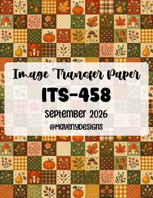 ITS-458 - Transfer Paper - September 2026 Launch