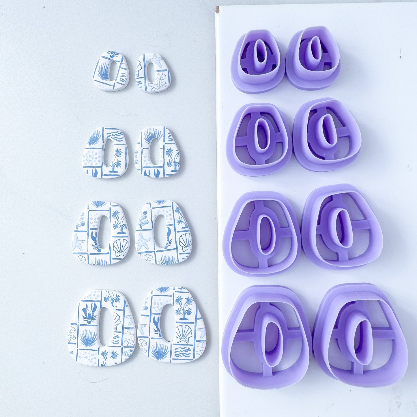 Organic Rectangle Window Mirrored Set Clay Cutter - April 2025 Launch