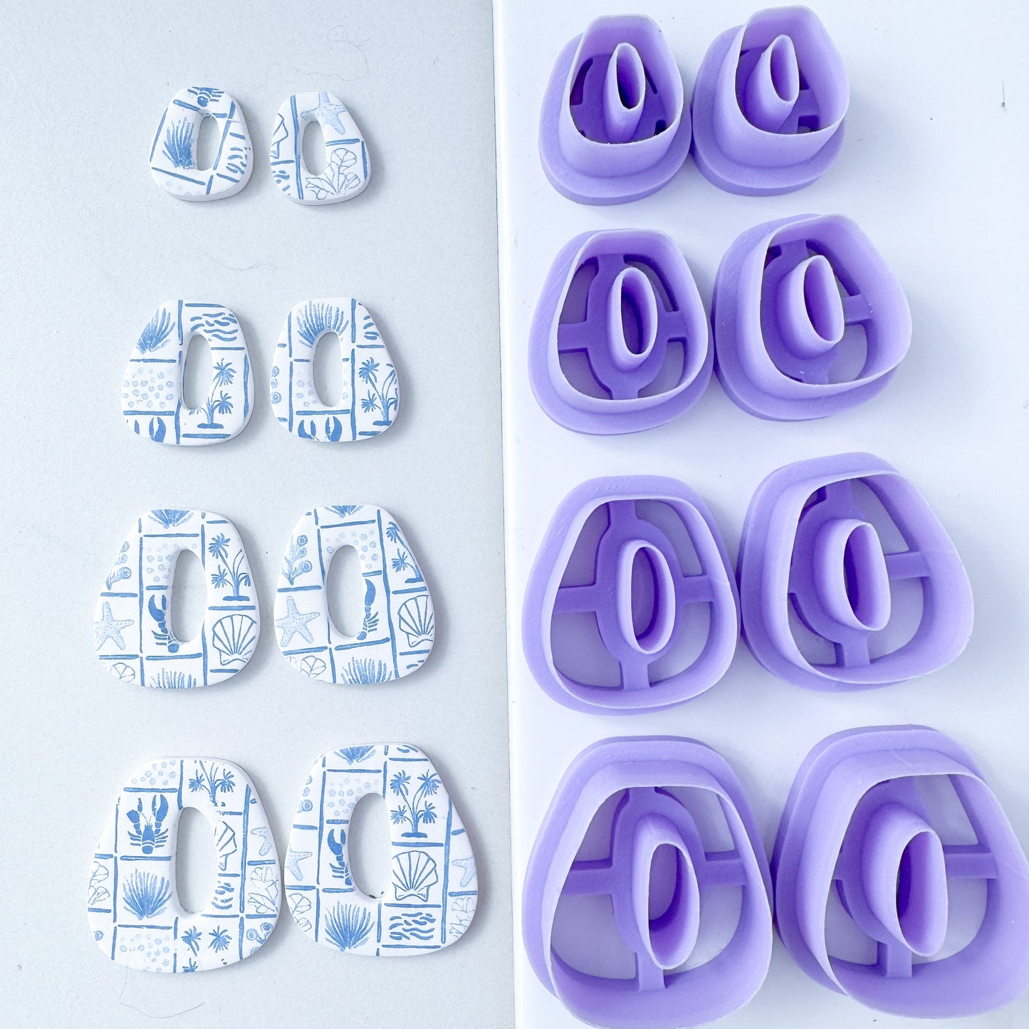 Organic Rectangle Window Mirrored Set Clay Cutter - April 2025 Launch