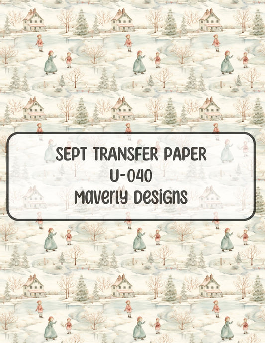 U-040 - September 2024 - Transfer Paper