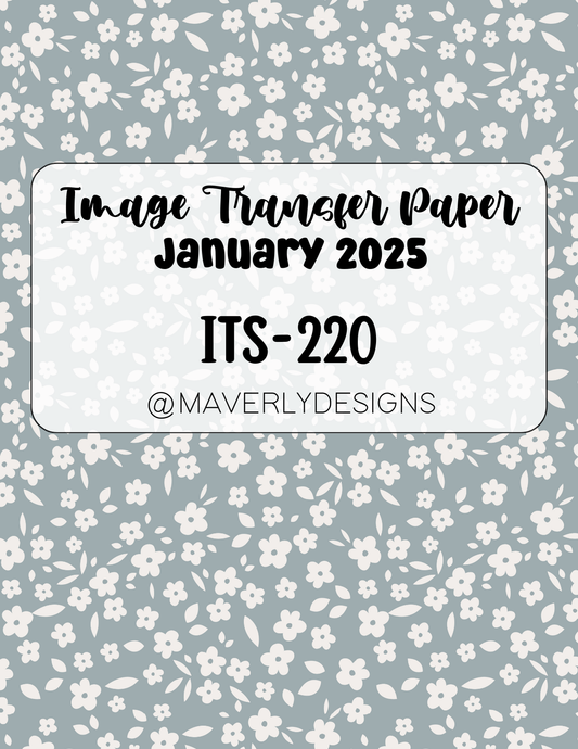 ITS-220 - Transfer Paper - January 2025 Launch