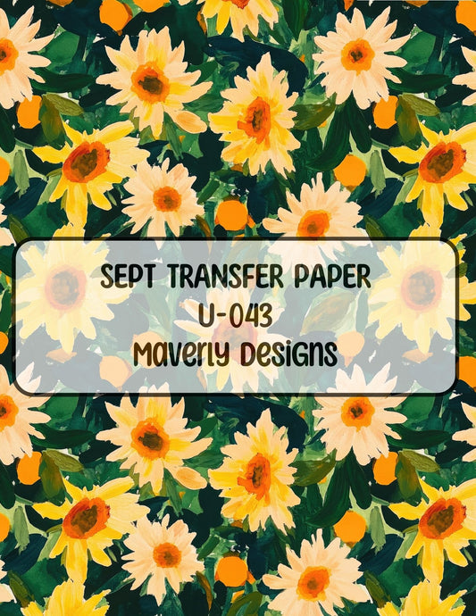 U-043 - September 2024 - Transfer Paper