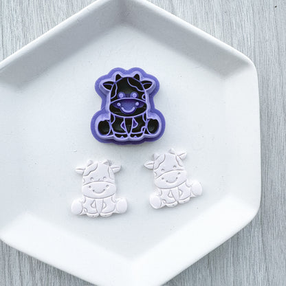 Cow Imprint Clay Cutter-February 2024 Launch