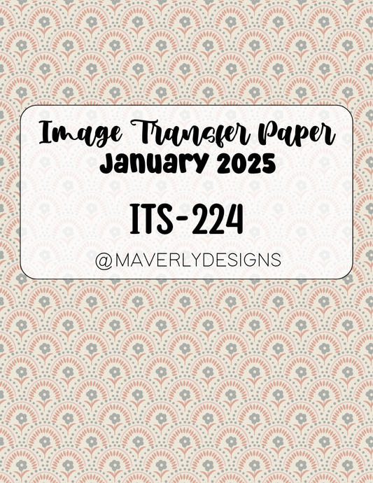 ITS-224 - Transfer Paper - January 2025 Launch