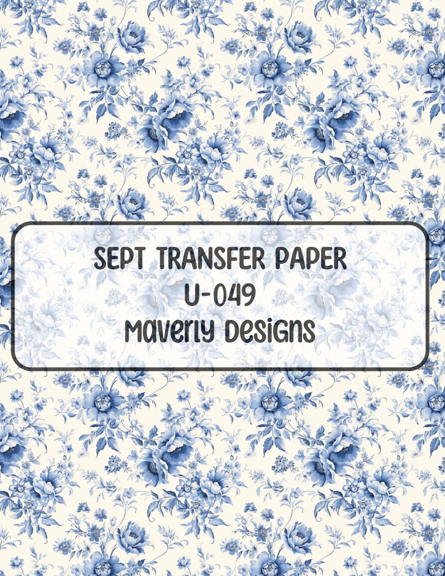 U-049 - September 2024 - Transfer Paper