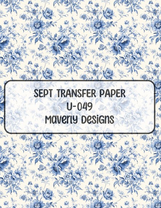 U-049 - September 2024 - Transfer Paper