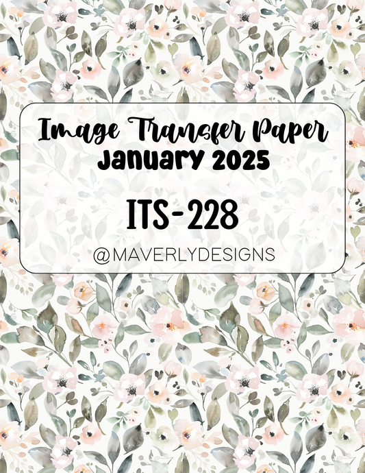 ITS-228 - Transfer Paper - January 2025 Launch