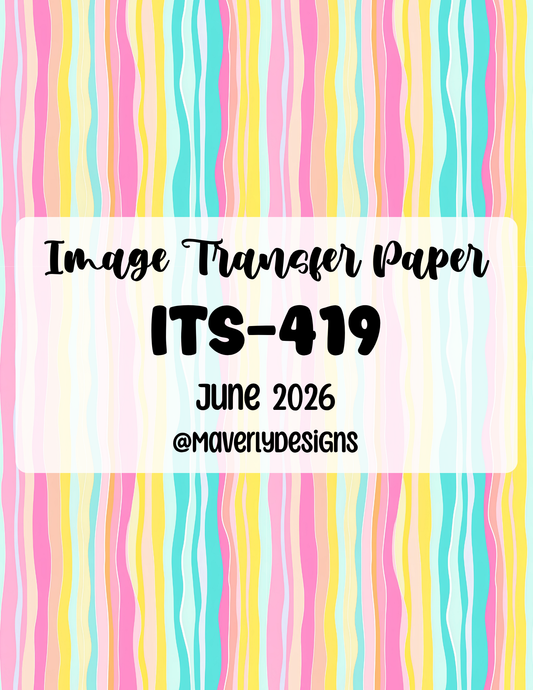 ITS-419 - Transfer Paper - June 2026 Launch