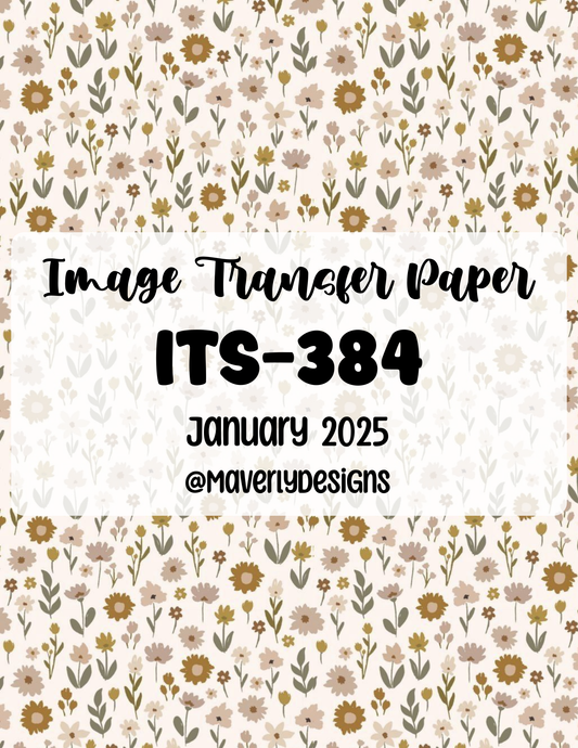 ITS-384 - Transfer Paper - January 2026 Launch