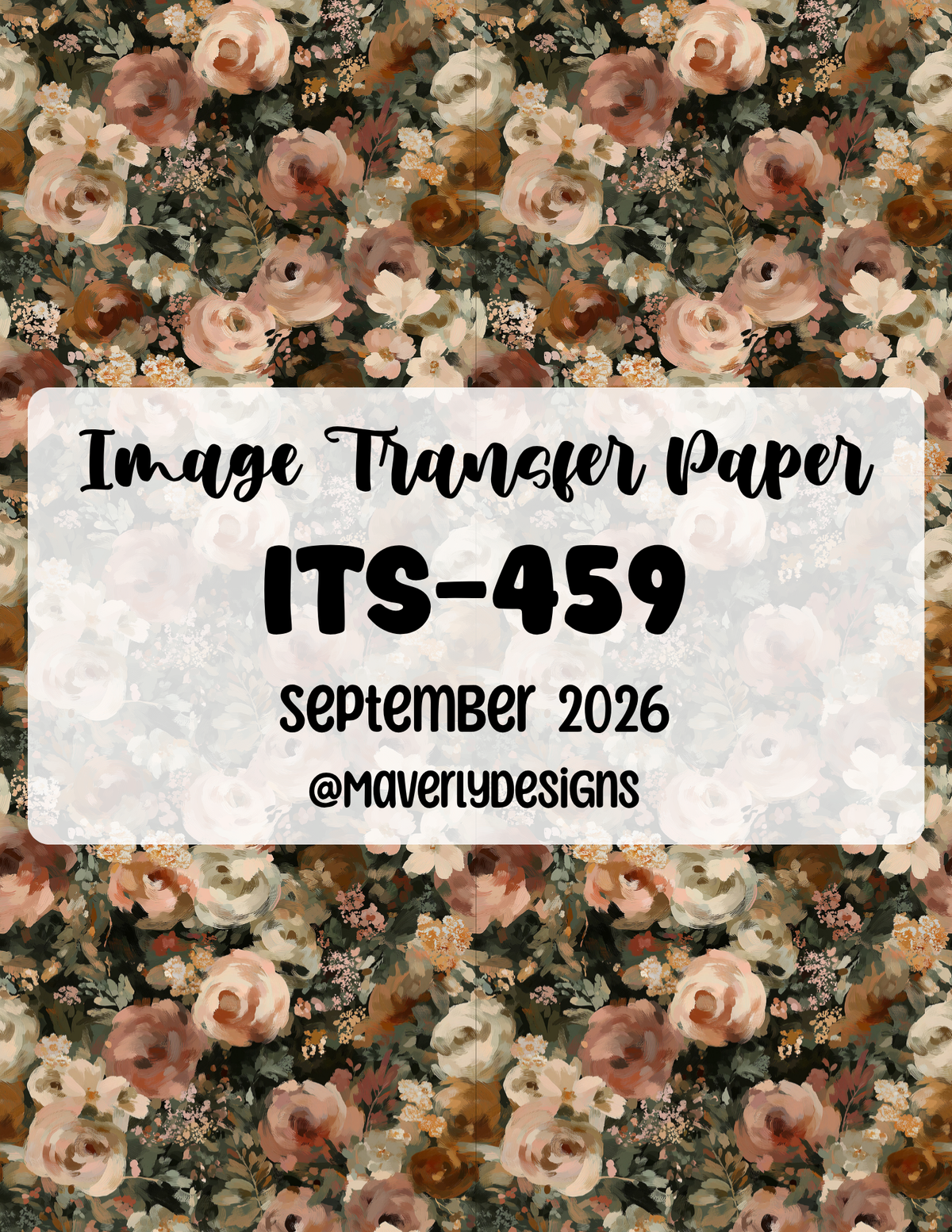 ITS-459- Transfer Paper - September 2026 Launch