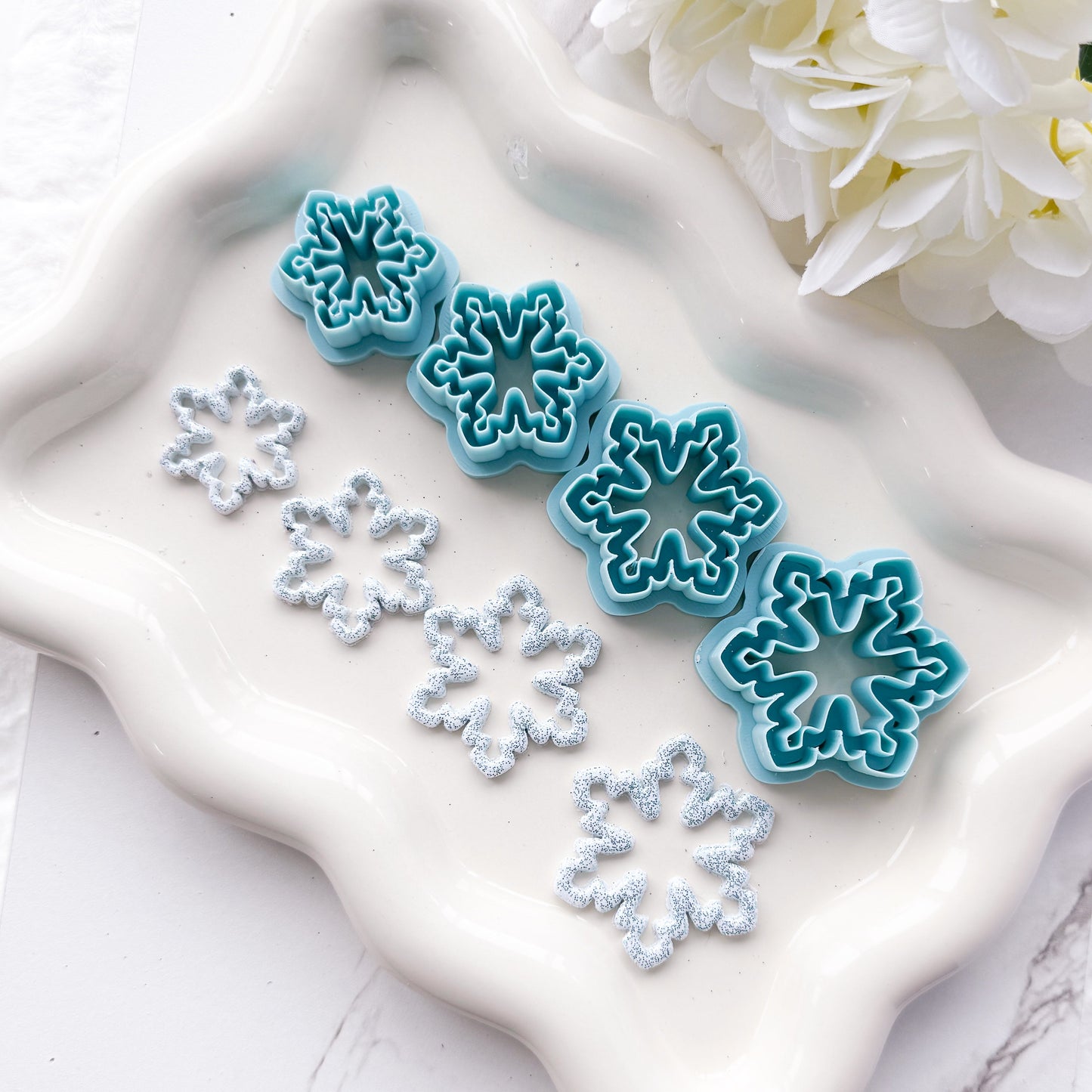 XL Snowflake Outline/Cut Out - Clay Cutter - October 2025 Launch