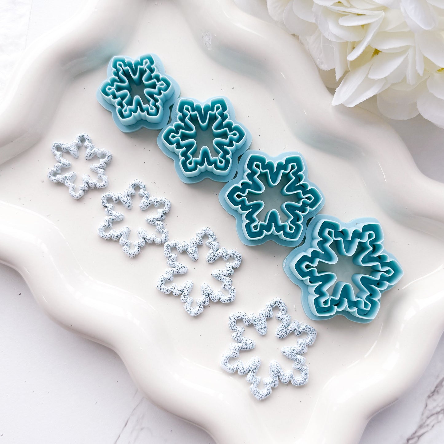 XL Snowflake Outline/Cut Out - Clay Cutter - October 2025 Launch