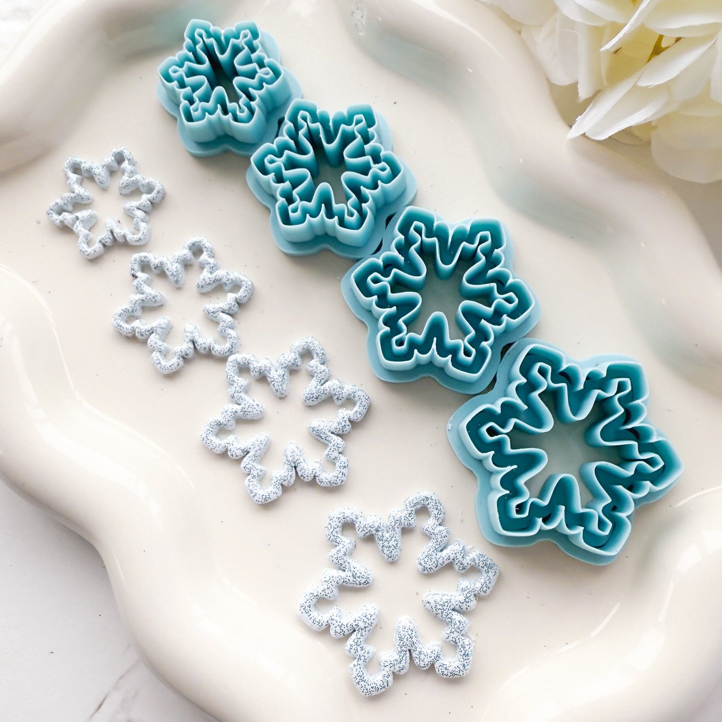 XL Snowflake Outline/Cut Out - Clay Cutter - October 2025 Launch