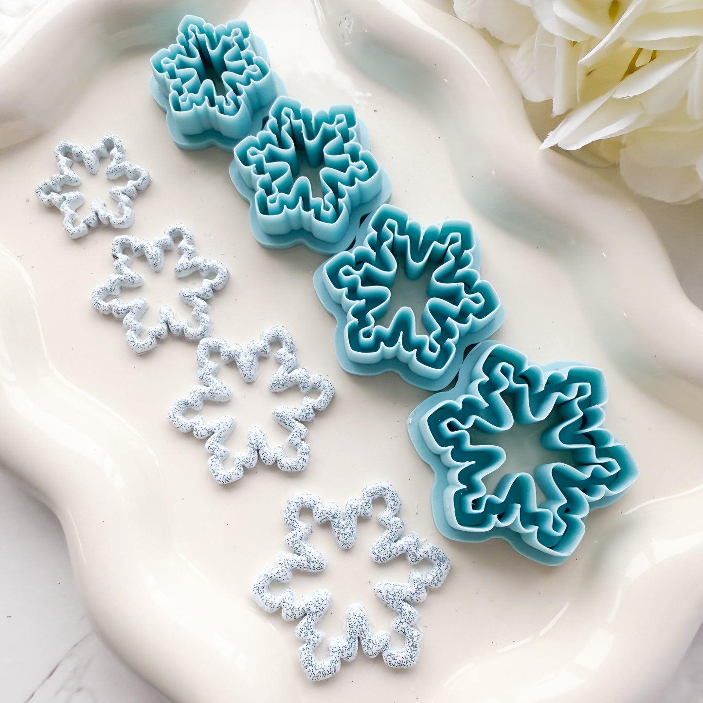 XL Snowflake Outline/Cut Out - Clay Cutter - October 2025 Launch