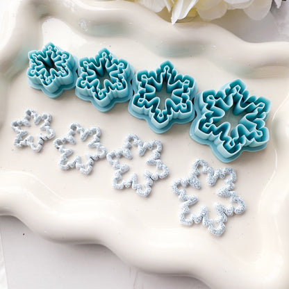 XL Snowflake Outline/Cut Out - Clay Cutter - October 2025 Launch