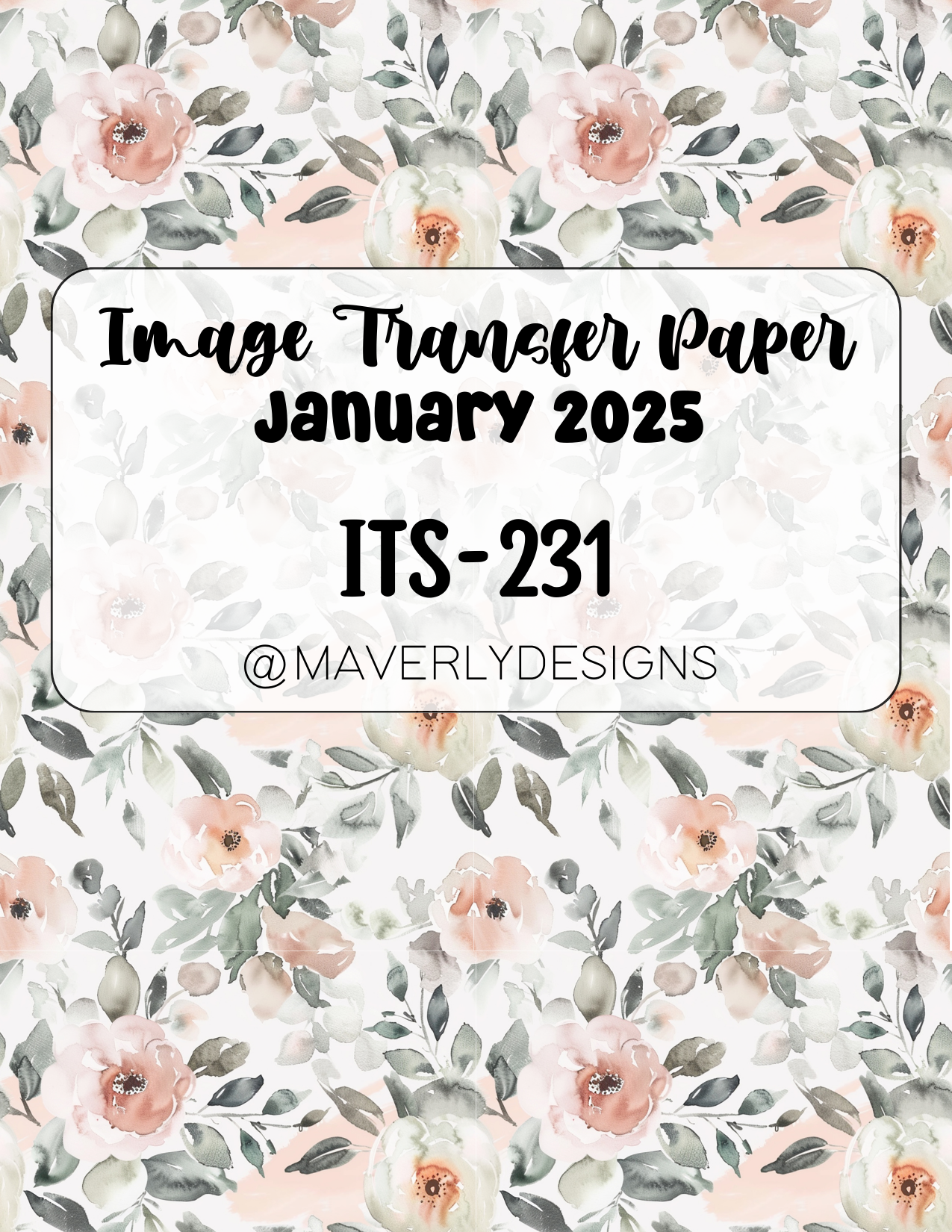 ITS-231 - Transfer Paper - January 2025 Launch