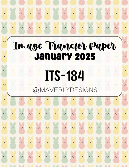 ITS-184 - Transfer Paper - January 2025 Launch