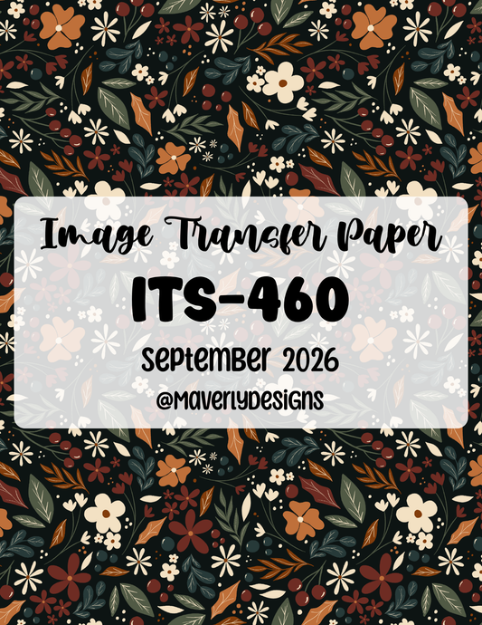 ITS-460- Transfer Paper - September 2026 Launch