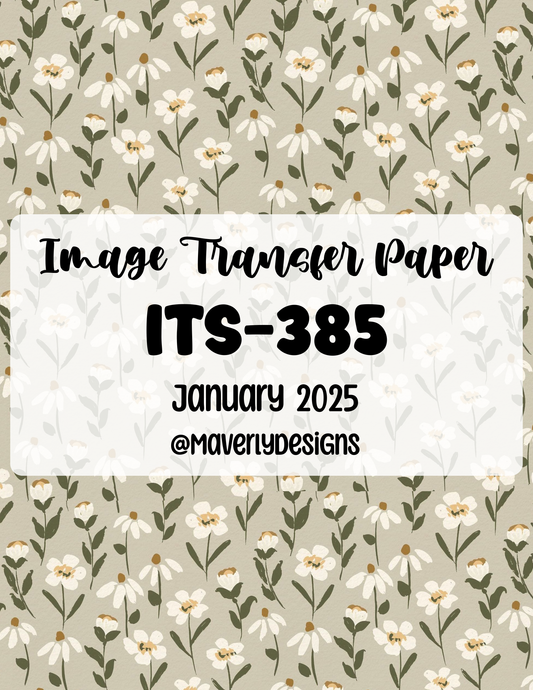 ITS-385 - Transfer Paper - January 2026 Launch