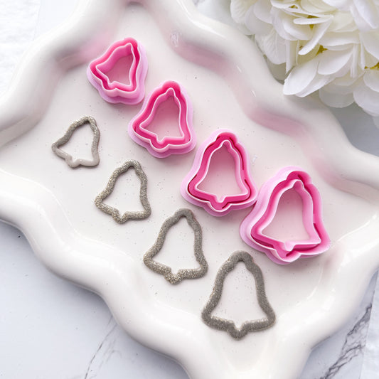 XL Xmas Bell Outline/Cut Out - Clay Cutter - October 2025 Launch