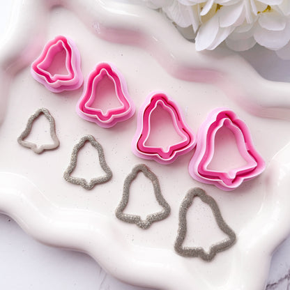XL Xmas Bell Outline/Cut Out - Clay Cutter - October 2025 Launch