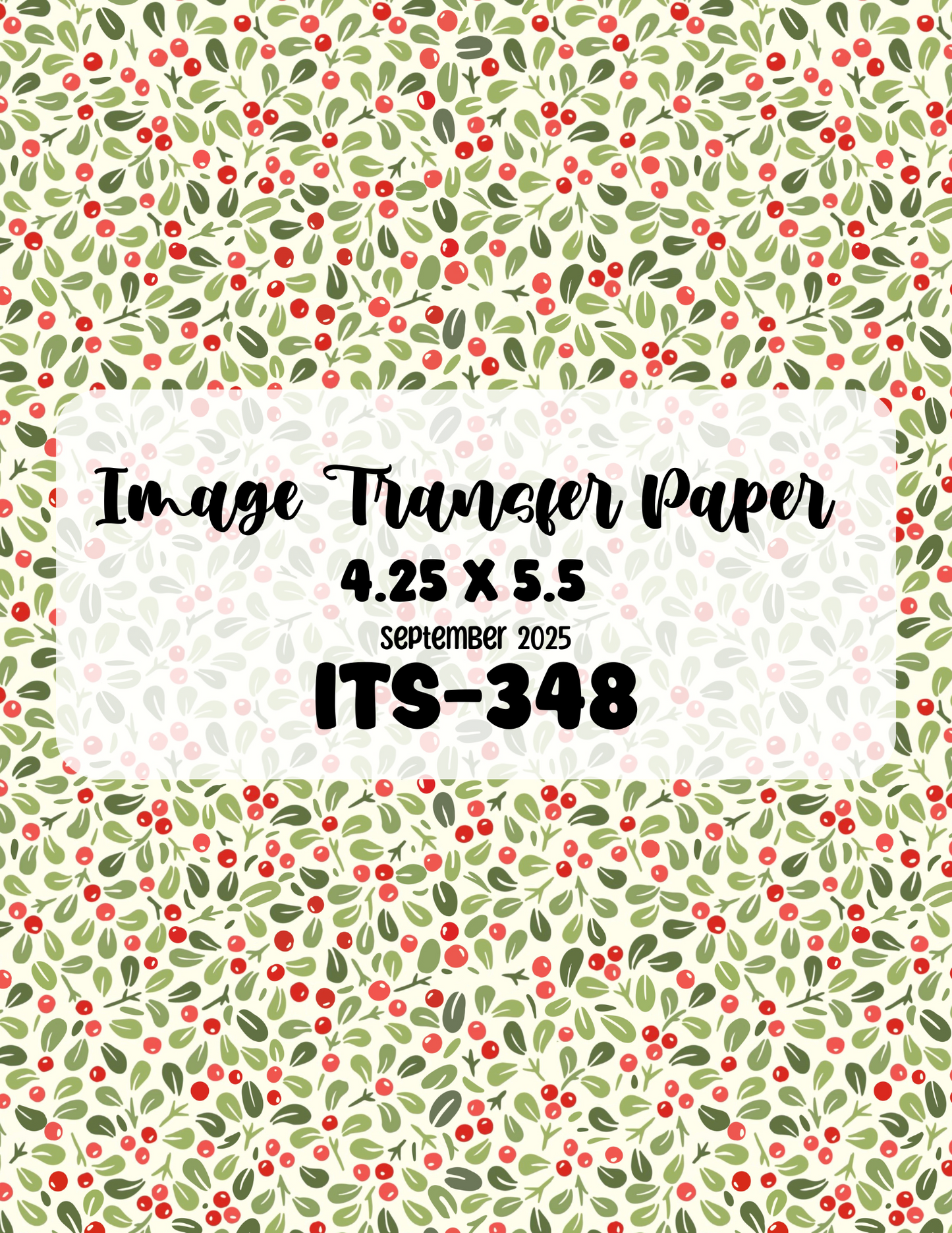 ITS-348 - Transfer Paper - September 2025 Launch
