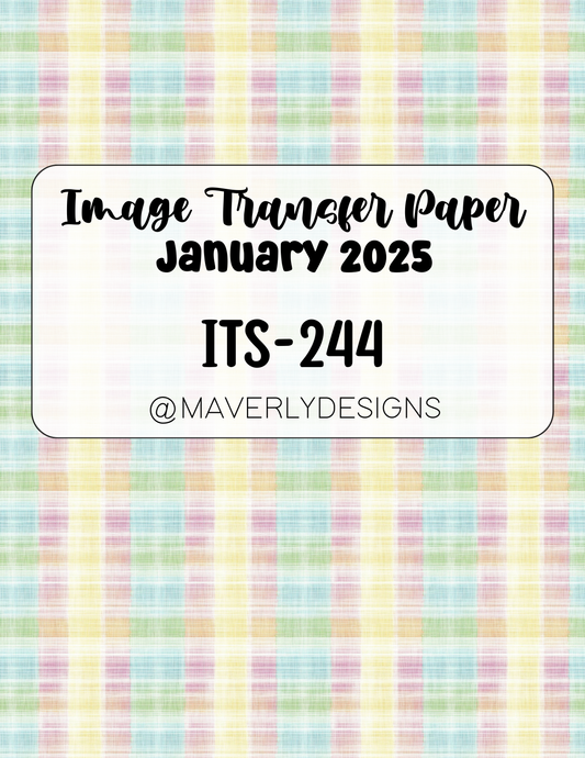 ITS-244 - Transfer Paper - January 2025 Launch