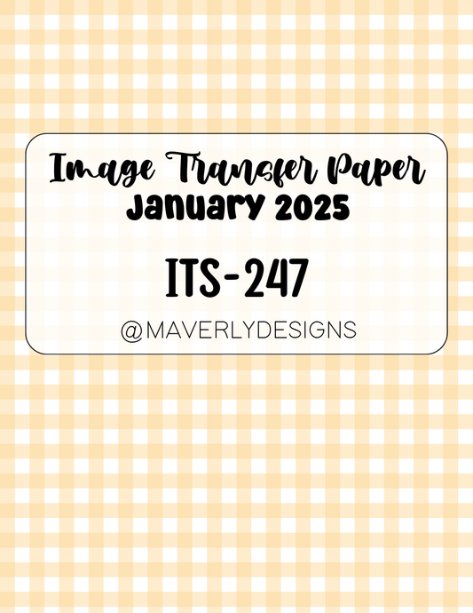 ITS-247 - Transfer Paper - January 2025 Launch