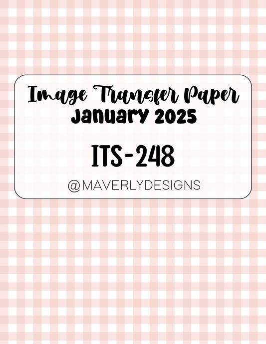 ITS-248 - Transfer Paper - January 2025 Launch