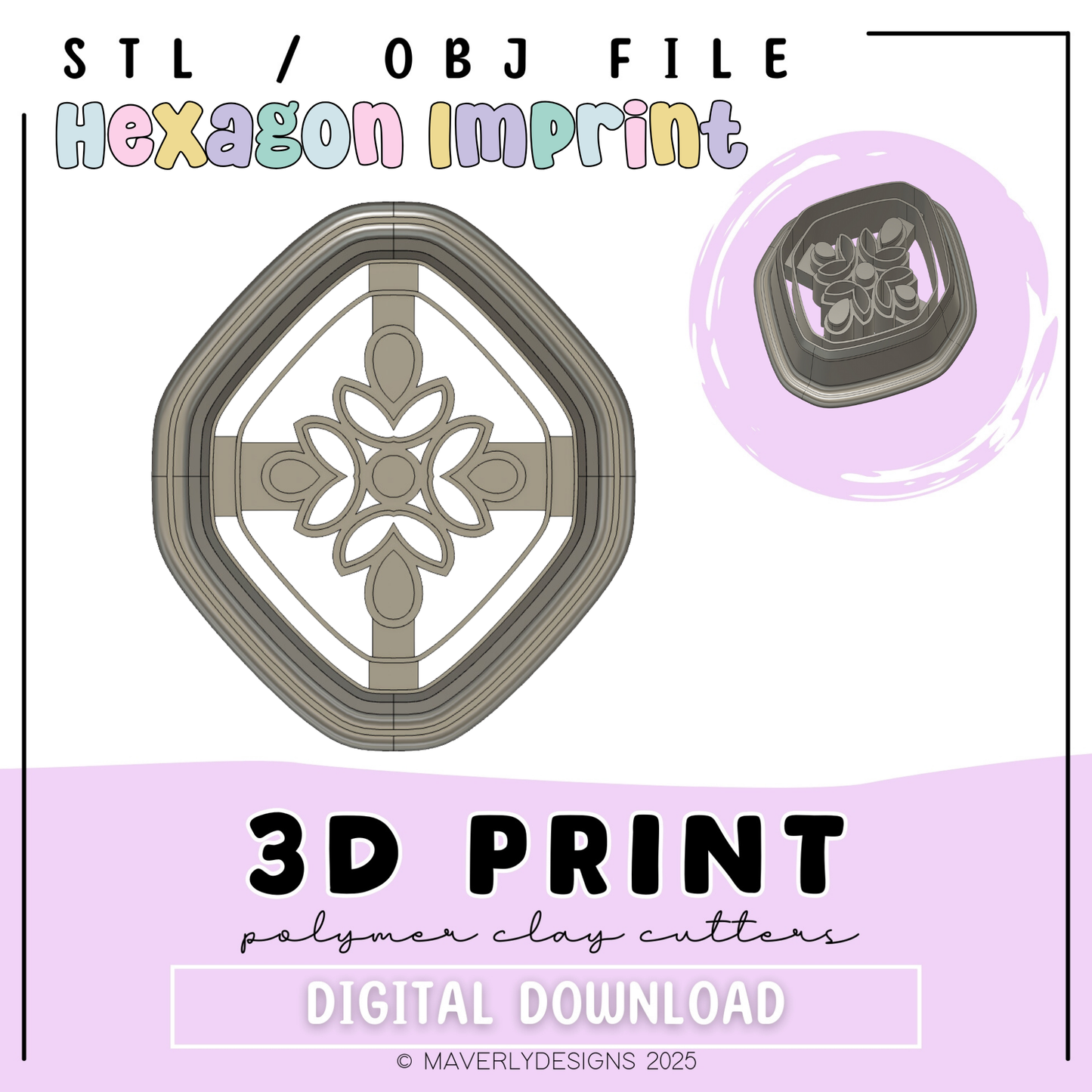 Hexagon Imprint - Digital Product