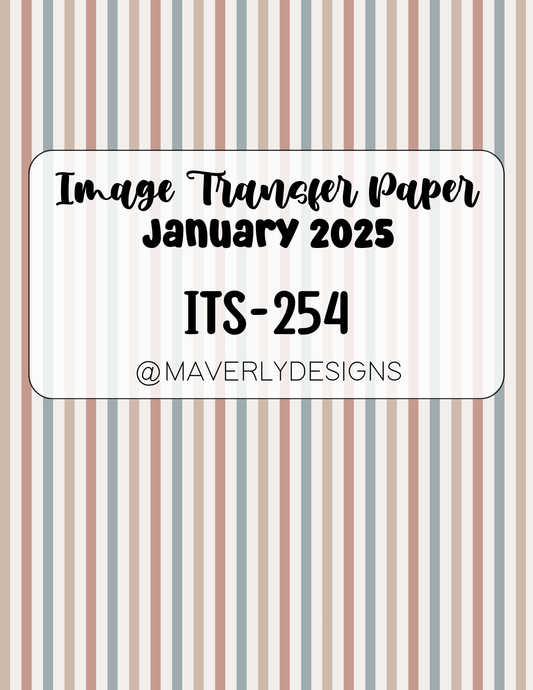 ITS-254 - Transfer Paper - January 2025 Launch