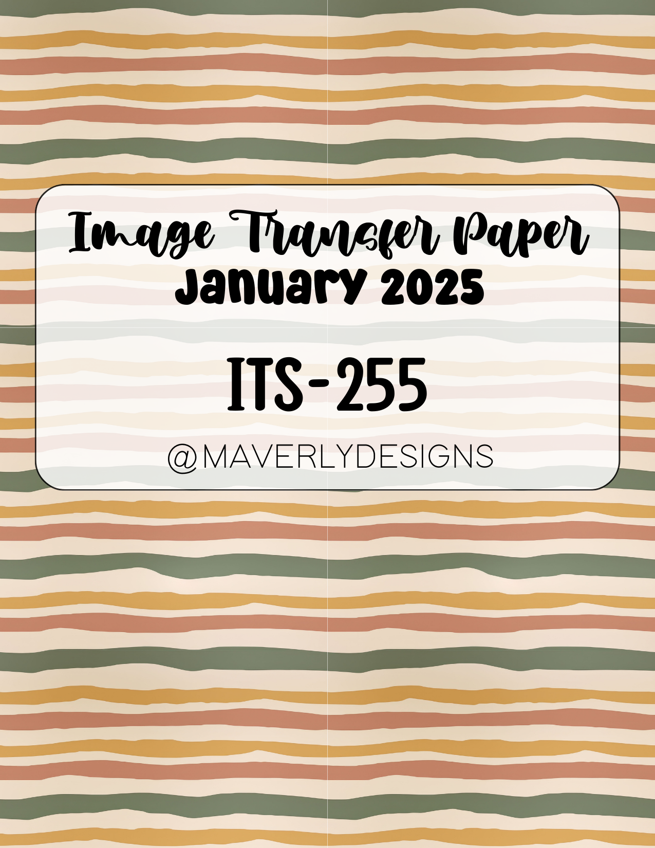 ITS-255 - Transfer Paper - January 2025 Launch