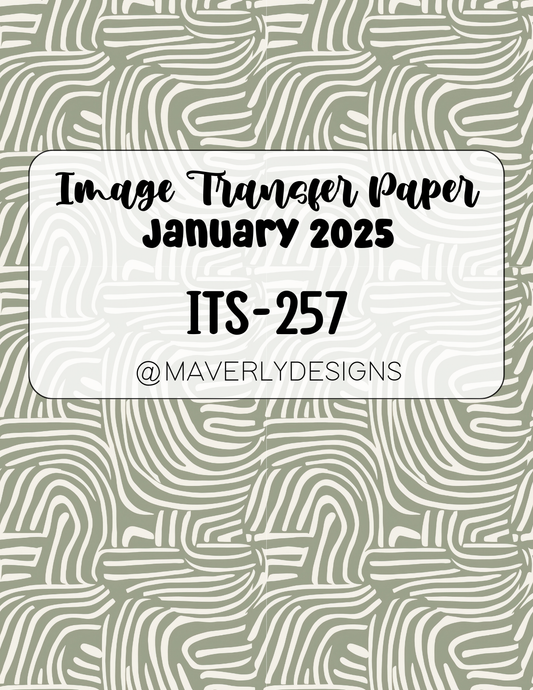 ITS-257 - Transfer Paper - January 2025 Launch