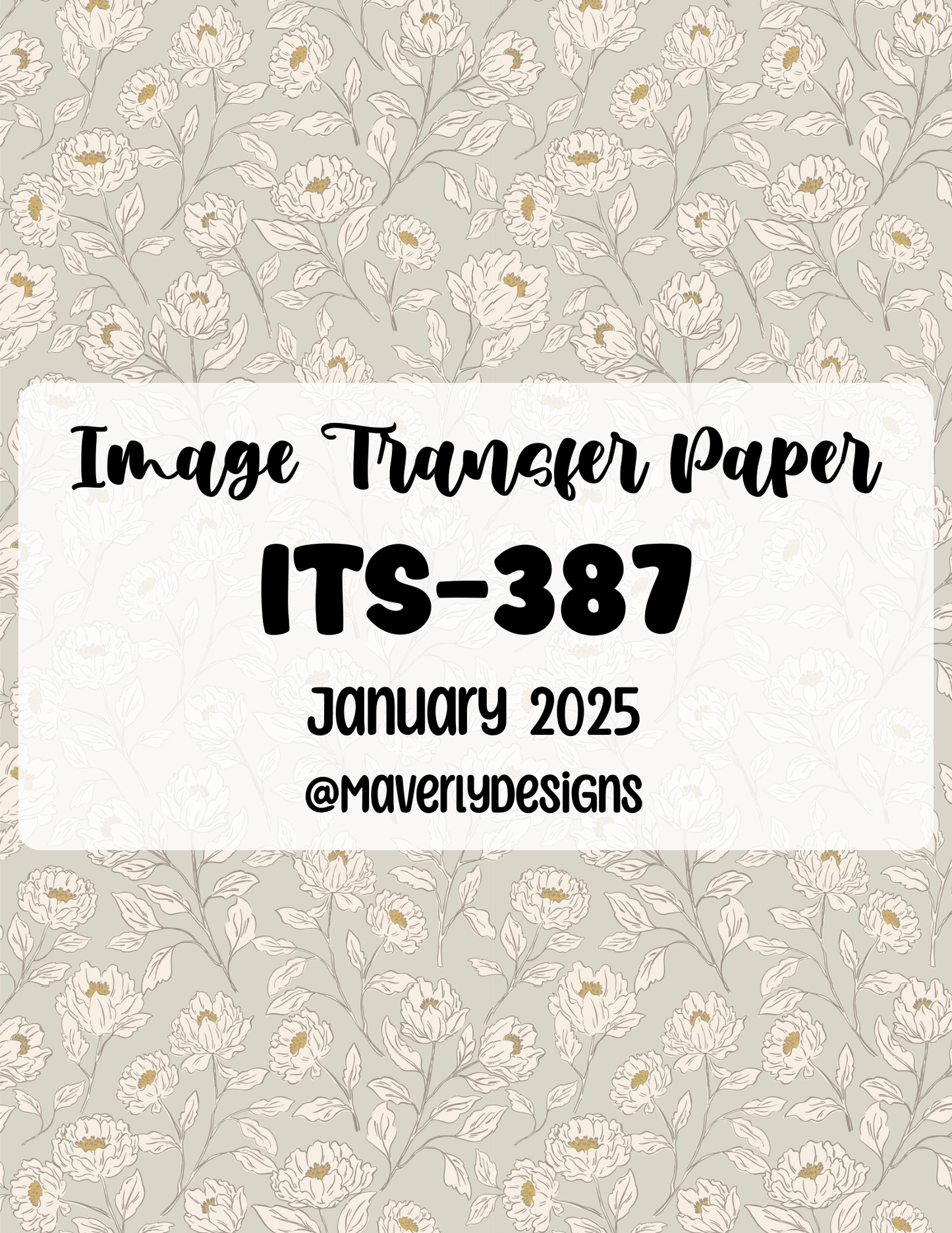 ITS-387 - Transfer Paper - January 2026 Launch