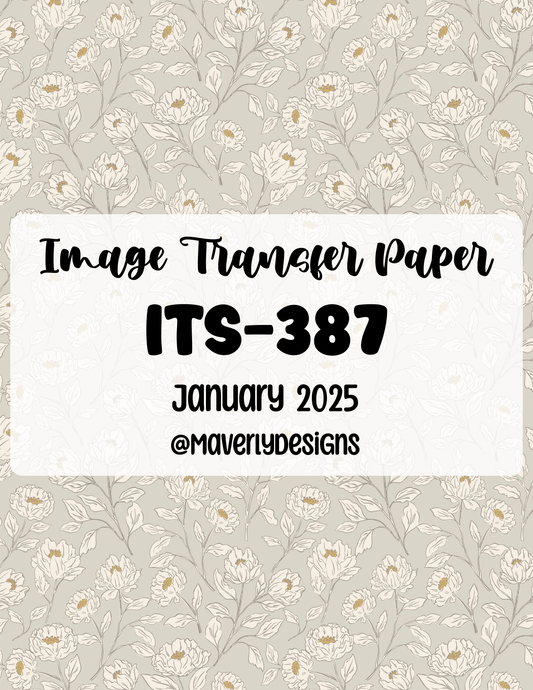ITS-387 - Transfer Paper - January 2026 Launch