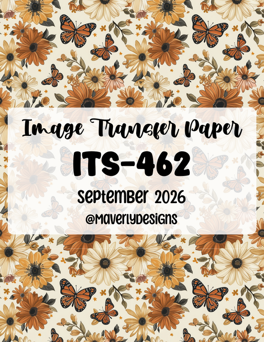 ITS-462- Transfer Paper - September 2026 Launch