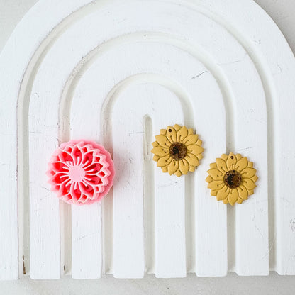 Sunflower Imprint Clay Cutter - January 2025 Launch