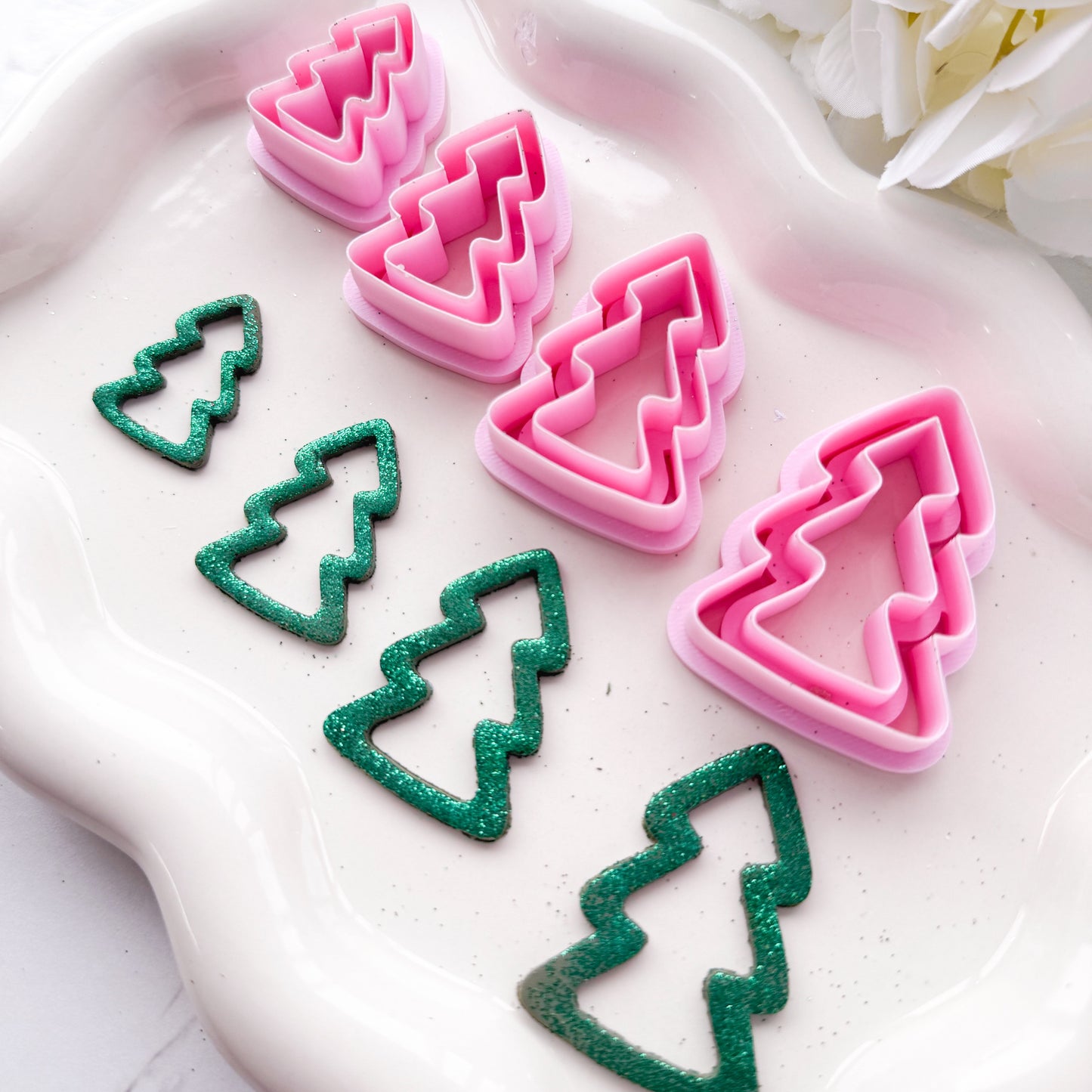 XL Xmas Tree Outline/Cut Out - Clay Cutter - October 2025 Launch