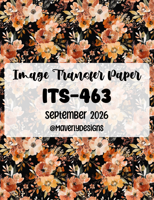 ITS-463 - Transfer Paper - September 2026 Launch