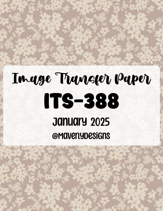 ITS-388 - Transfer Paper - January 2026 Launch