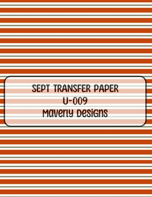 U-009 - September 2024 - Transfer Paper