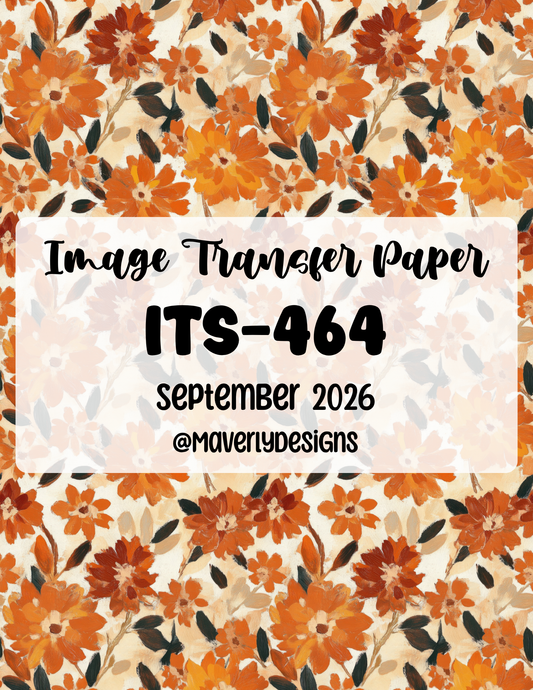 ITS-464 - Transfer Paper - September 2026 Launch